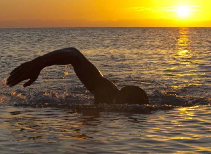 Recharge yourself with a sunrise swimming
